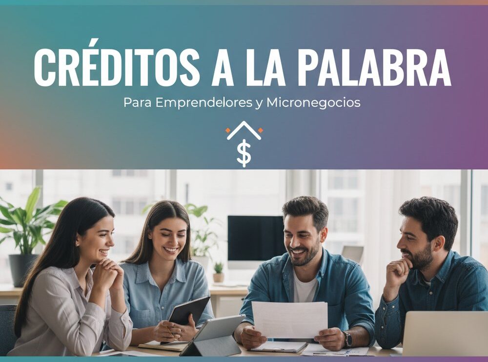 Lee más sobre el artículo Créditos a la Palabra para emprendedores y micronegocios