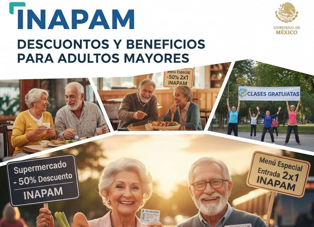 Descuentos y beneficios del INAPAM para adultos mayores