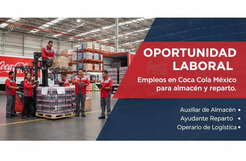Lee más sobre el artículo Empleos en Coca Cola México para almacén y reparto